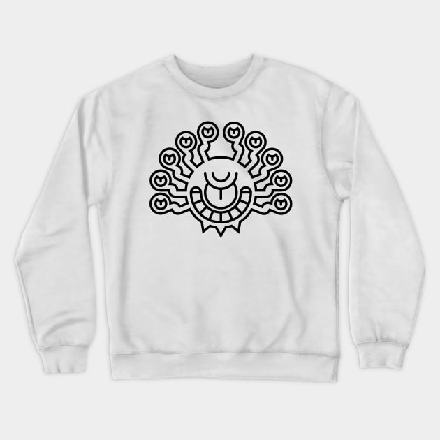 Beholder Logo (Black) Crewneck Sweatshirt by NathanBenich